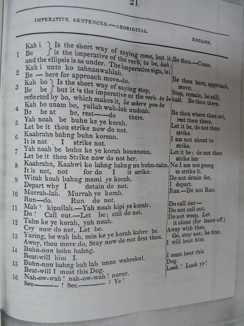 Dialect: Threlkeld c1827, Imperative sentences p21